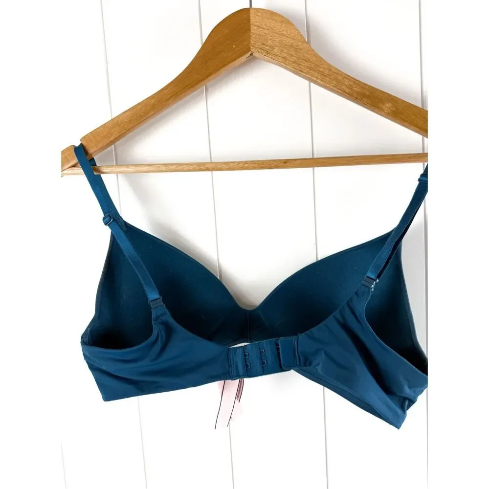 VS Victoria's Secret Women's T-Shirt Lightly‎ Lined Padded Wireless Bra Size 32C